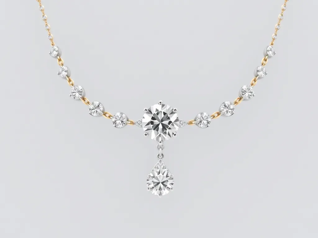 Naszyjnik z brylantem