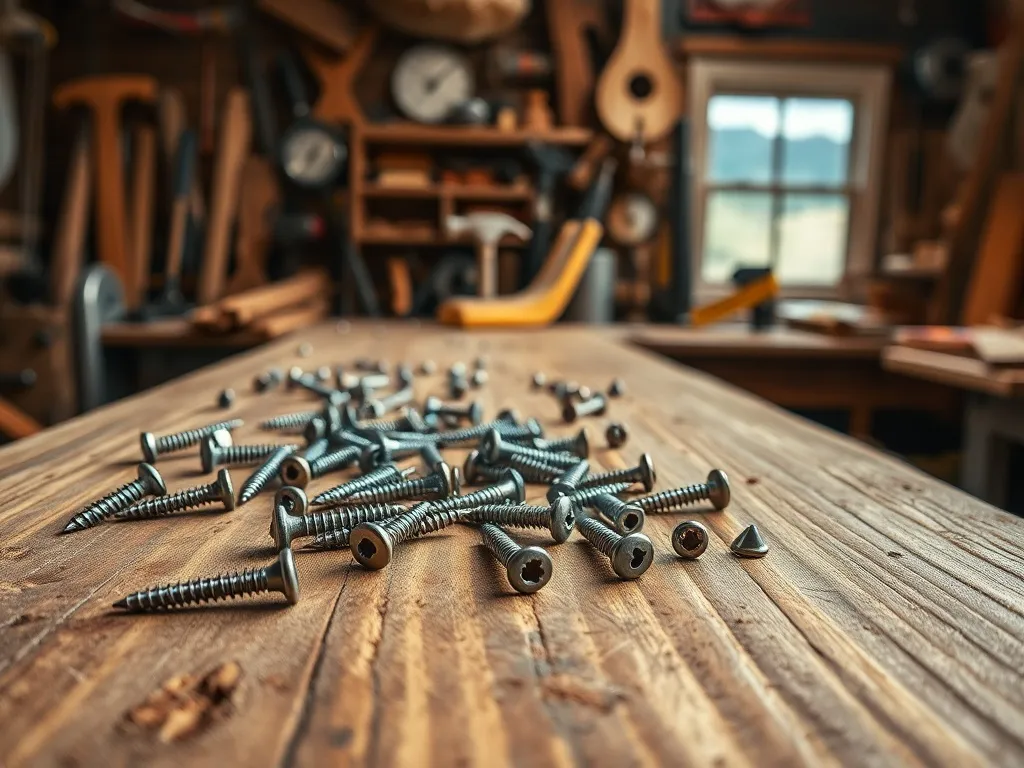 Wkręty do drewna twardego – co wyróżnia modele ciesielskie